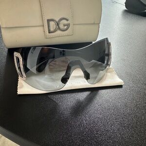 Dolce & Gabbana Black and Silver Sunglasses